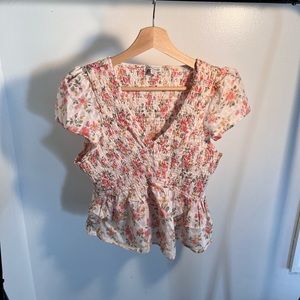 American eagle floral top